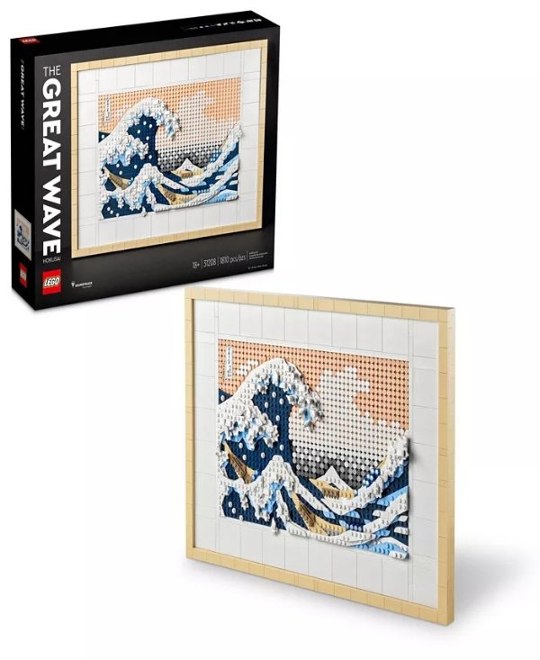 ART Hokusai – The Great Wave 31208 Adult Dimensional Wall Art Building Toy Set