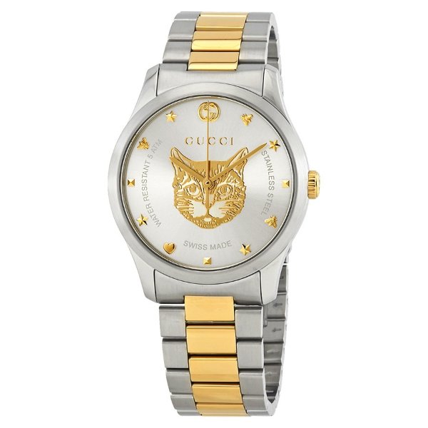 Timeless Silver Dial Two-tone Unisex Watch