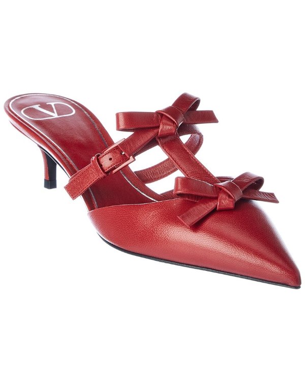 French Bows 45 Leather Pump
