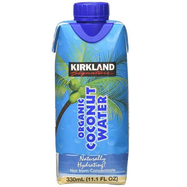 Kirkland Signature Organic Coconut Water 12 Count, 11.1 Ounce