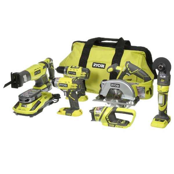 18-Volt ONE+ Lithium-Ion Ultimate Combo Kit (6-Tool)