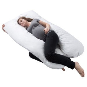 Pregnancy Pillow, Full Body Maternity Pillow with Contoured U-Shape, Back Support