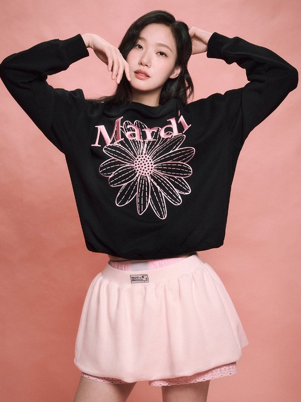 Front Embroidery Details Sweatshirt