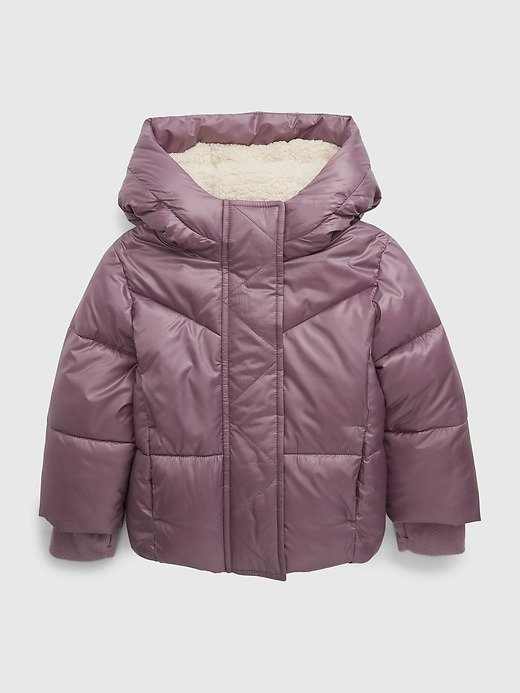 Toddler Sherpa-Lined Heavy Weight Puffer Jacket 