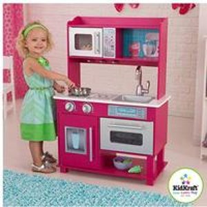 KidKraft Gracie 粉色玩具木厨房