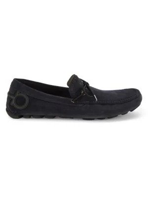 ​Gancini Suede Driving Loafers