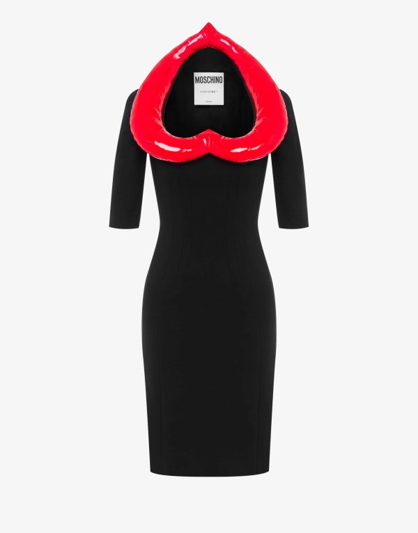 Inflatable Heart double jersey dress