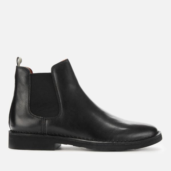 Men's Talan Smooth Leather Chelsea Boots - Black - UK 7