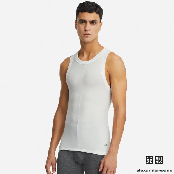 UNIQLO DRY RIBBED TANK TOP - Haul & Try On (All Colors Compared