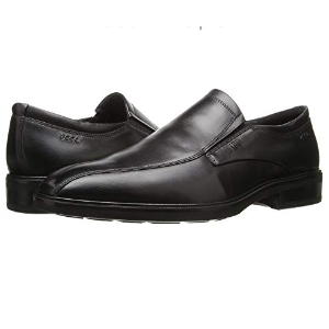 ECCO Illinois系列 男士黑色真皮鞋促销