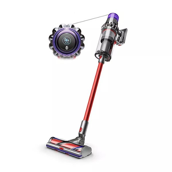 V11 Outsize Cordless Stick Vacuum in Red/Nickel | Bed Bath & Beyond
