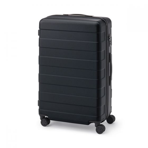 Adjustable Handle Hard Carry Suitcase 63L Black