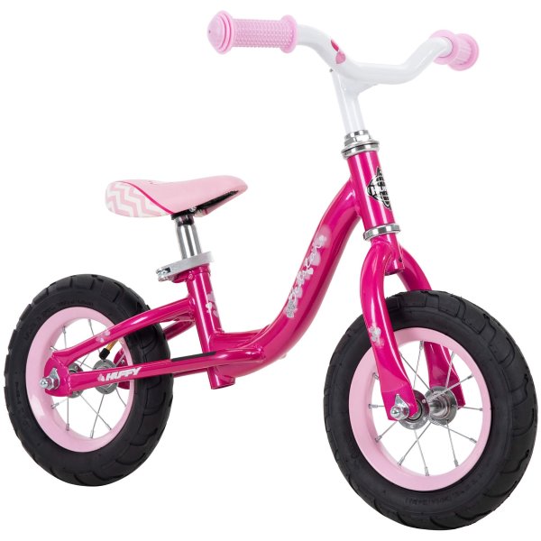 10-inch Sea Star Girls' Balance Bike for Kids, Pink