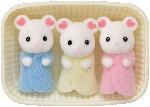 棉花糖鼠宝宝3个