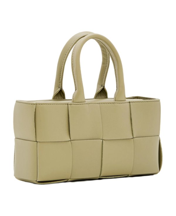 Mini East West Arco Leather Tote Bag | italist, ALWAYS LIKE A SALE