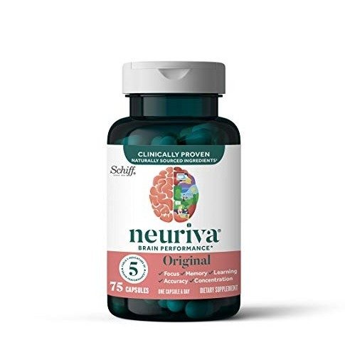 Brain Support Supplement Original (75 ct in a bottle) Helps Support 5 Indicators Of Brain Performance: Focus, Memory, Learning, Accuracy & Concentration with Neurofactor and Phosphatidylserine