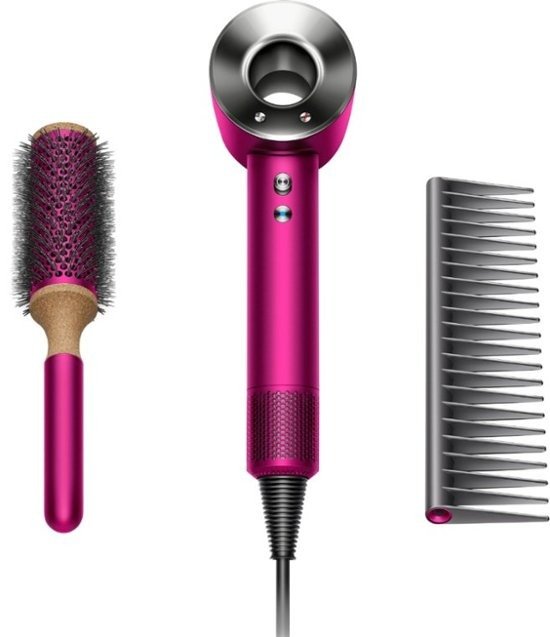 - Supersonic Hair Dryer - Limited Edition Gift Set - Fuchsia/Nickel