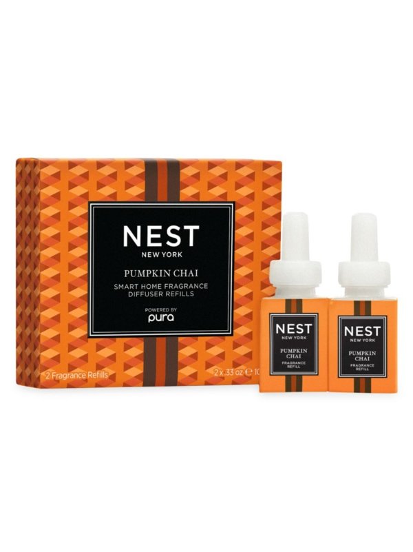 Pumpkin Chai Smart Home Fragrance 2-Piece Diffuser Refill Set