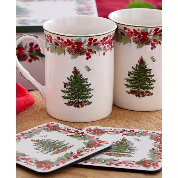 Christmas Tree 2023 Annual Mug & Coaster Set