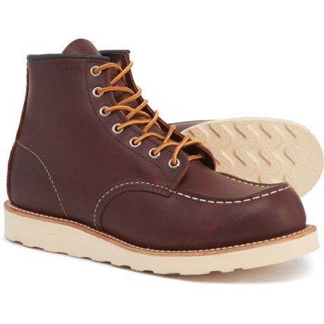 Red Wing 6” Classic Moc-Toe Work Boots - Leather, Factory 2nds (For Men)