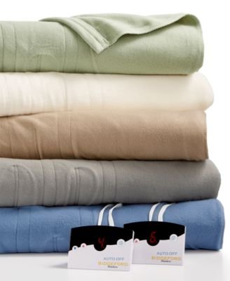 Comfort Knit Fleece Heated Blankets