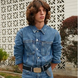 Calvin Klein Jeans Men's Denim Trucker Jacket  on Sale