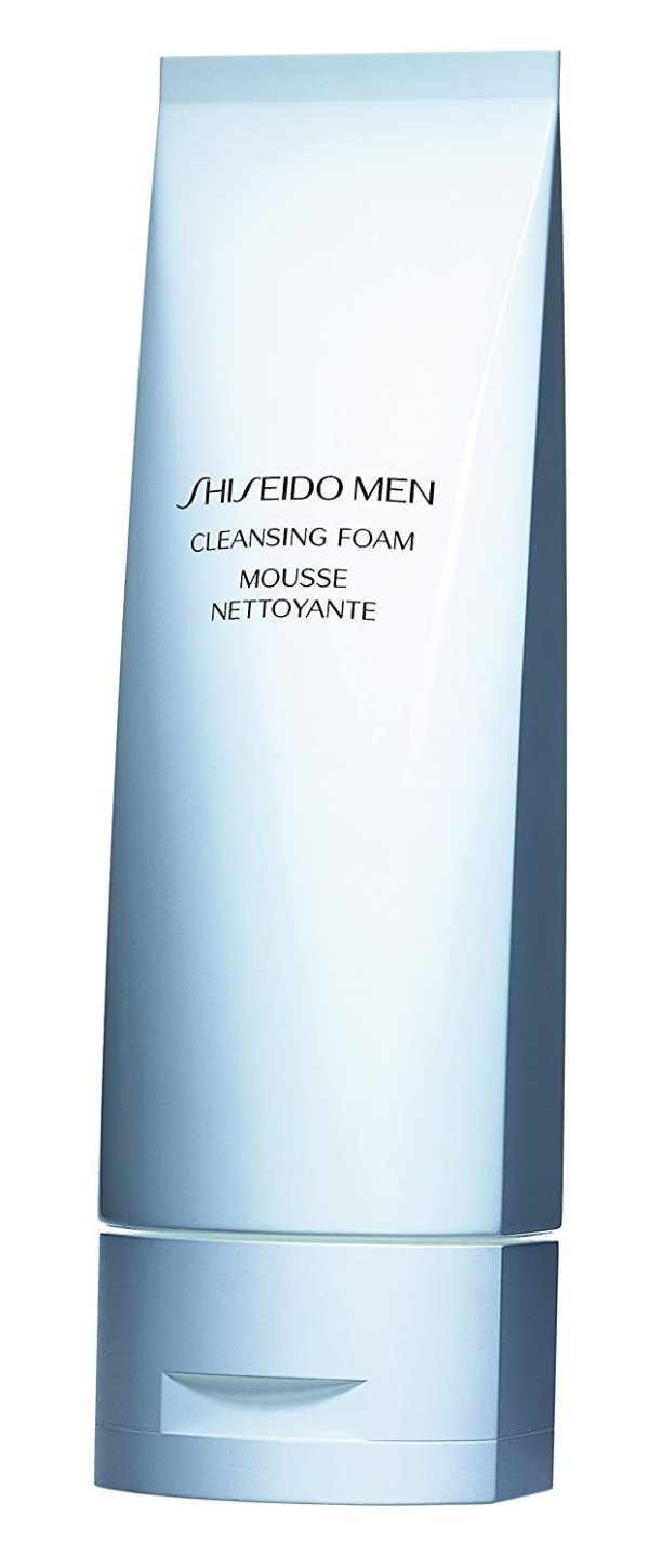 Amazon Shiseido Men Cleansing Foam Cleanser for Men, 125ml/4.6oz