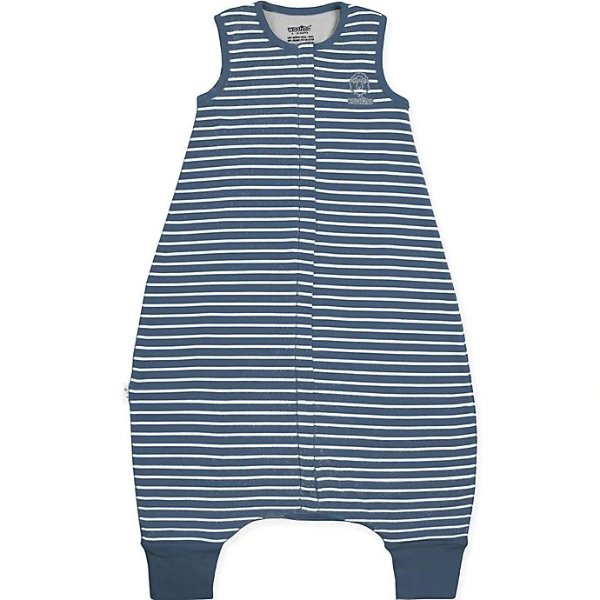 Striped Wearable Blanket in Navy | buybuy BABY