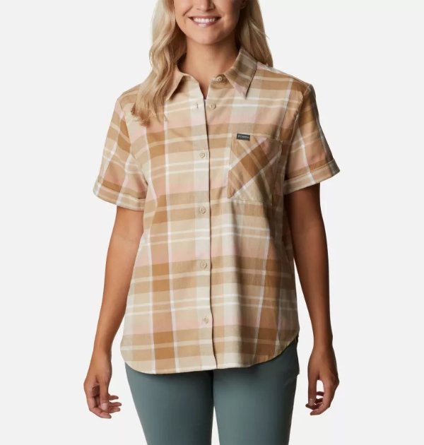 Women's Anytime Casual™ Stretch Short Sleeve Shirt | Columbia Sportswear