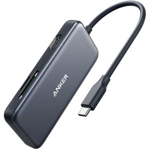 Anker 5合1 USB C 扩展坞 带 2xUSB + HDMI + SD 读卡器