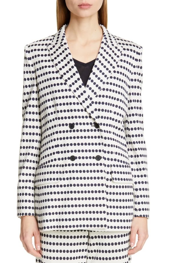 Ponza Dot Stripe Knit Jacket