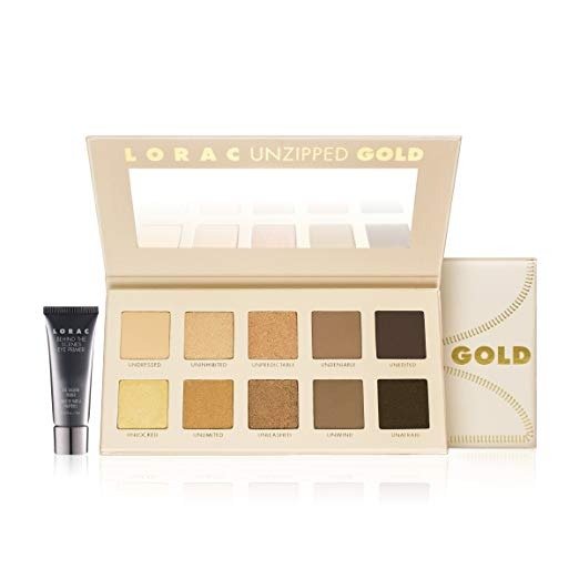 Unzipped Gold Shimmer and Matte Eye Shadow Palette