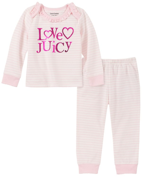Juicy Couture 2pc Top & Pant Set