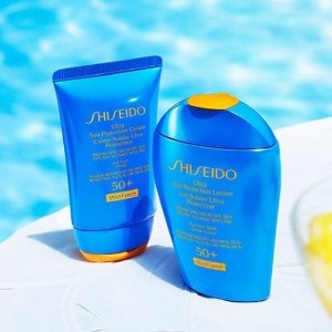 Shiseido Ultimate SPF 50 Sun Protection Lotion Wet Force Broad Spectrum 3.3 oz
