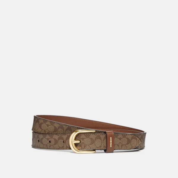 Outlet Classic Belt In Signature Canvas