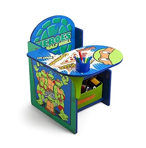 Chair Desk With Storage, Nickelodeon Ninja Turtles