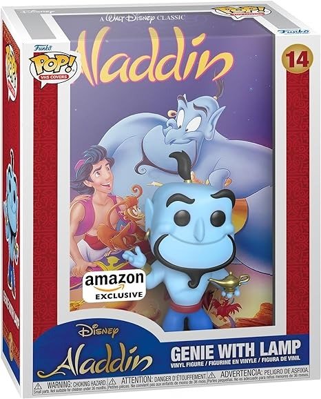 Pop! VHS Cover: Disney - Aladdin, Genie with Lamp (Amazon Exclusive)