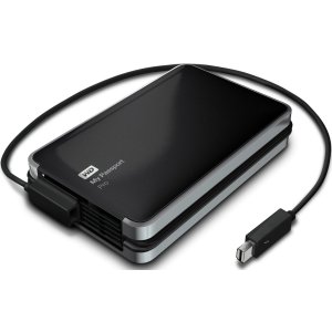 WD My Passport Pro with integrated Thunderbolt cable 2TB or 4TB Portable Storage