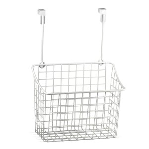 Spectrum Diversified Grid Storage Basket, White
