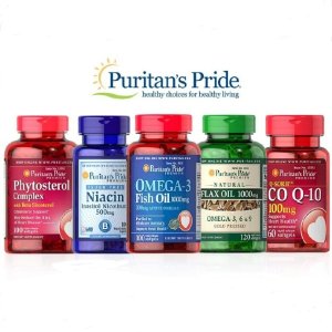 Puritan's Pride 精选热卖保健品促销，入手鱼油、维骨力等