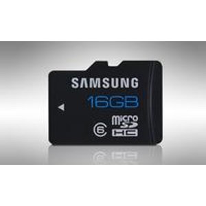 Samsung 16GB microSDHC Class 6 Memory Cards