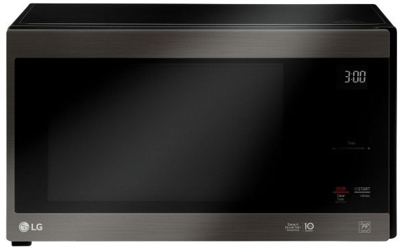 LG LMC1575BD 1.5 cu. ft. Countertop Microwave with NeoChef™, Sensor Cook, SmoothTouch™ Controls, LED Lighting, EasyClean® Interior and Child Lock: Black Stainless Steel