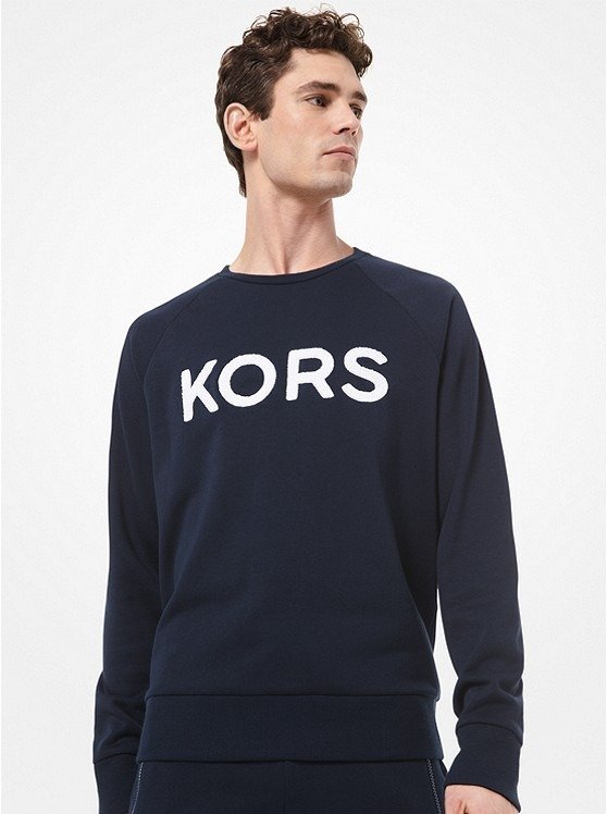 Terry KORS Cotton-Blend Sweatshirt