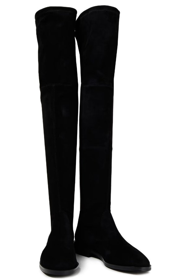 Jocey stretch-suede over-the-knee boots