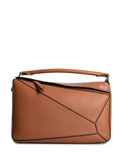 Tan puzzle large bag | LOEWE | Eraldo.com