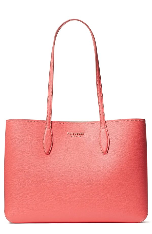 All Day Large Leather Tote