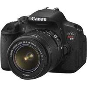 佳能EOS Rebel T4i 数码相机+EF-S 18-55mm f/3.5-5.6 IS II 镜头