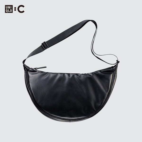 Faux Leather Round Shoulder Bag | UNIQLO US