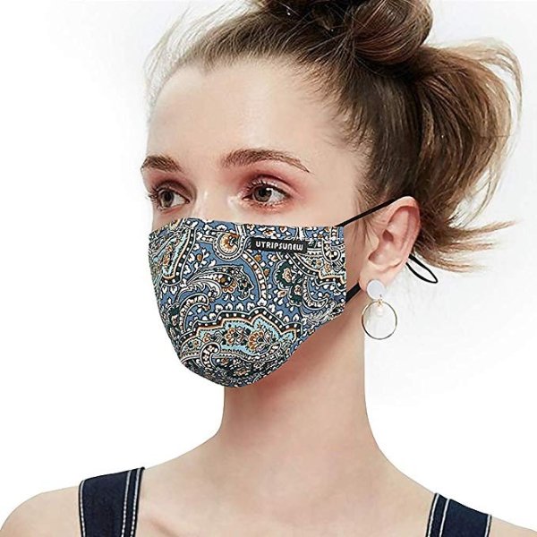 Anti Pollution Dust Mask Washable and Reusable PM2.5 Cotton Face Mouth Mask Protection from Flu Germ Pollen Allergy Respirator Mask