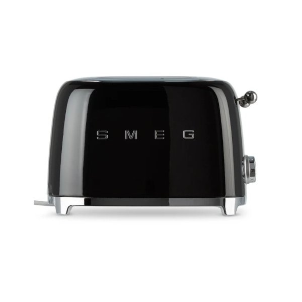 Black Retro-Style 4 Slice Toaster
